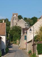 Rue du Pilori et église